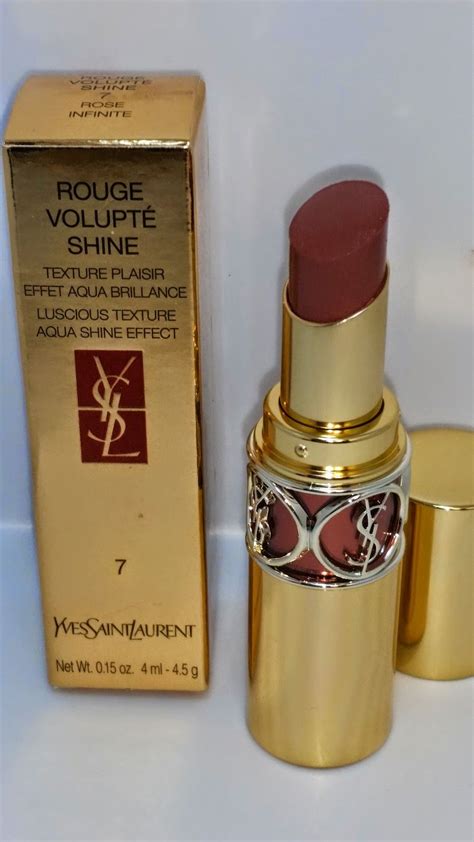 ysl rose volupte shine 7 rose infinite|YSL Rose Infinite (7) Rouge Volupte Shine Oil.